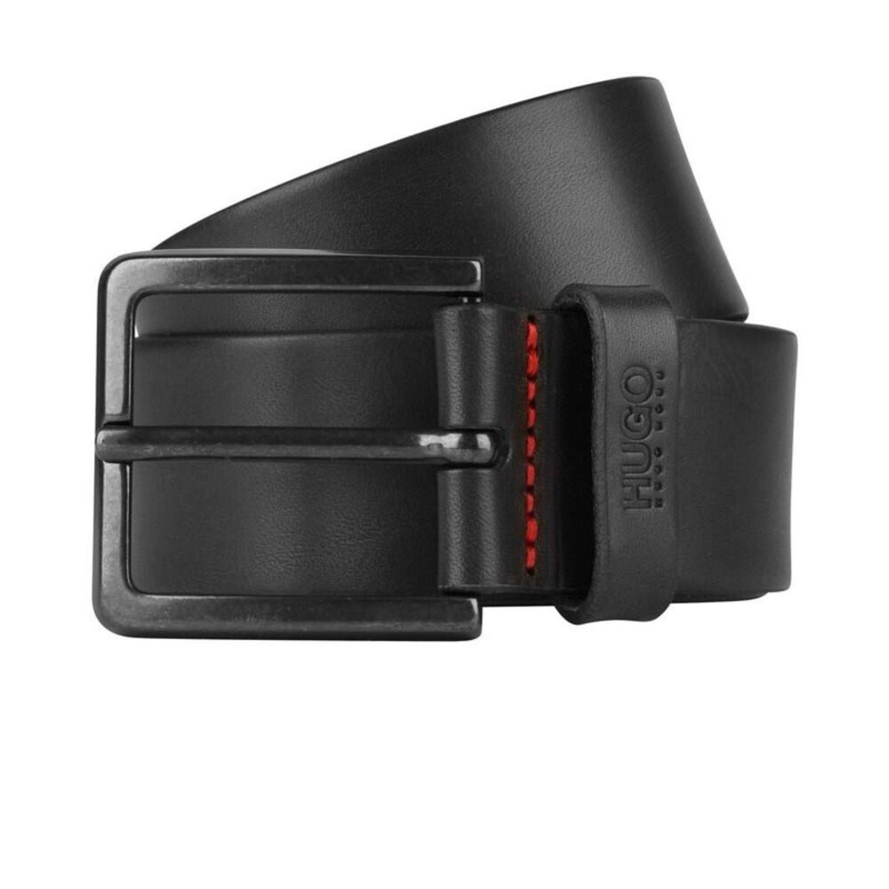 Hugo Mens Gionio Leather Everyday Belt / Black